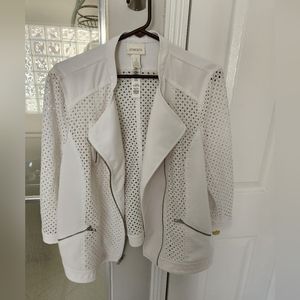 FINAL PRICE BEFORE DONATION Chicos 3 zip up jacket